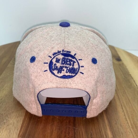 Snapple Blue Gray Wool 43% Snapback Adjustable Hat OSFM - Picture 4 of 11